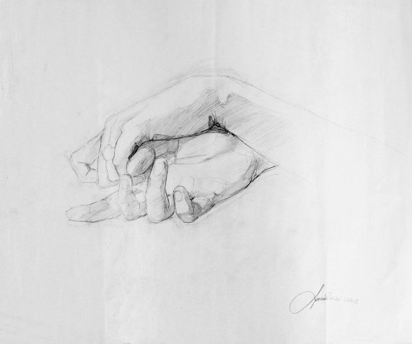 Hand study 1, 2005