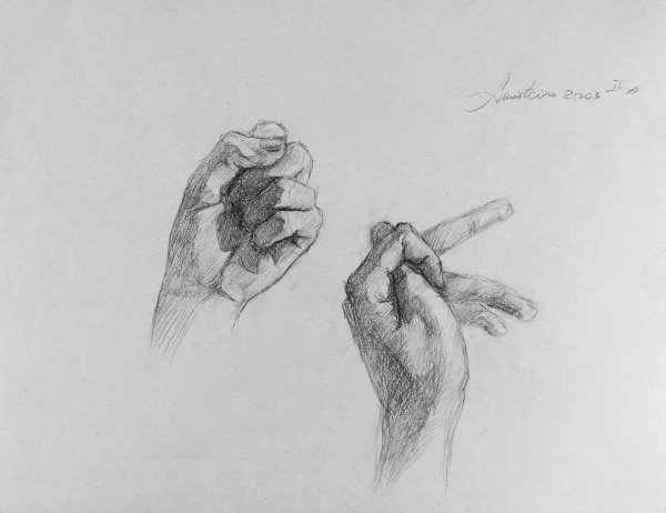 Hand study 3, 2005