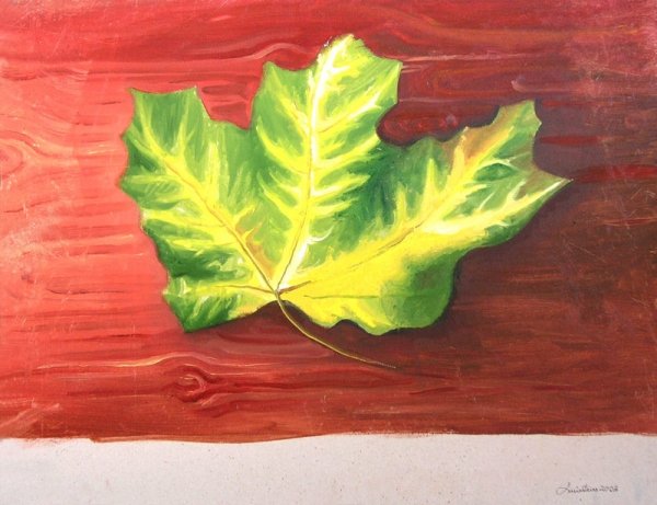 Autumn leaf, 2002