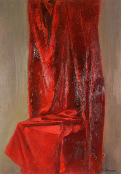 Red silk, 2004