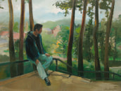 Self-portrait in Talsi, 2004